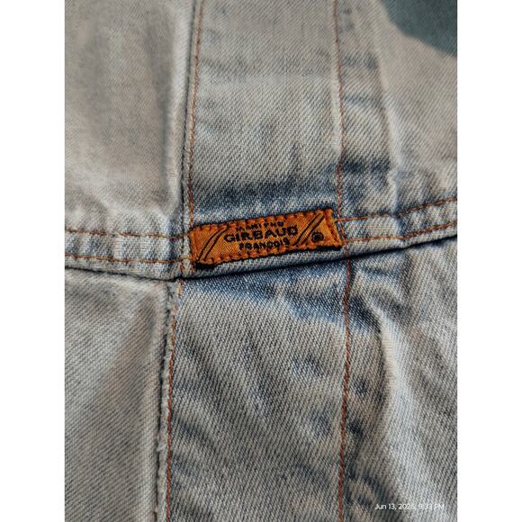 Y2K Marithé + François Girbaud Women's sz Medium Thrashed Denim Vintage Overalls - Picture 12 of 12